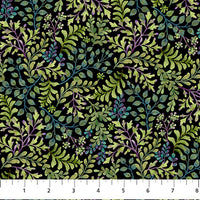 Nightshade : Leaves On Black DP27732-99