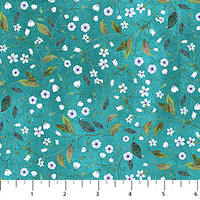 Nightshade : Tiny Flowers On Teal DP27734-64