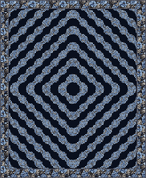 Dots and Holes : Indigo Panel 8150P-77