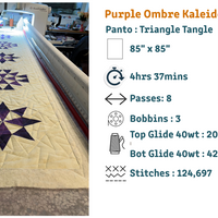 Purple Kaleidoscope Quilt