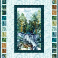 Cedarcrest Falls Landscape Gallery Quilt Kit