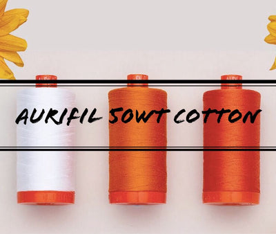 Aurifil 50wt Mako Cotton Thread