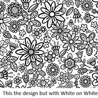 Basically B+W :  Groovy Garden White