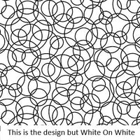 Basically B+W : Tangled Circles White