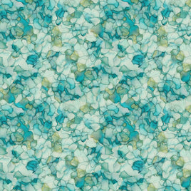 Flight Of Beauty : Petal Mosaic Aqua