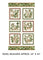 Winter In The Pines : Block Panel Cream (Metallic)