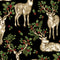 Winter In The Pines : Deer Black (Metallic)