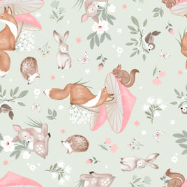 Sweet Woodland : 60" Minky Forest Tales