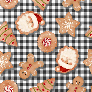 Very Merry Gingerbread : Cookies Plaid