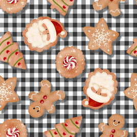 Very Merry Gingerbread : Cookies Plaid