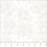Morning Blossom : White Floral Tone on Tone 24925-10