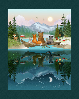 Happy Campers : 60" Minky 48" Panel
