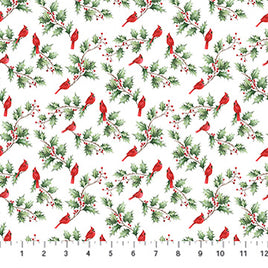 Holly Jolly : Cardinal & Holly