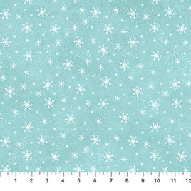 Holly Jolly : Snowflake Turquoise