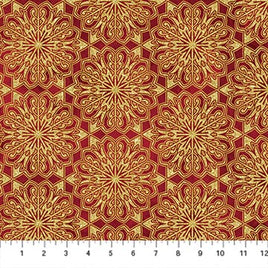 O Christmas Tree : Medallions Red