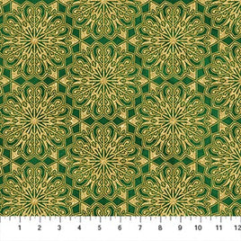 O Christmas Tree : Medallions Green