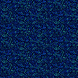 Starry Night : Brushstroke Dk Blue