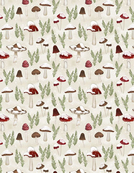 Woodland Snowmen : Mushrooms Cream
