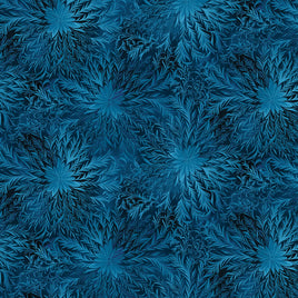 Magical Winter : Frosty Snowflakes Indigo