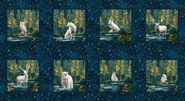 Magical Winter : 24" Block Panel