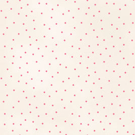 Scattered Dot : Cream / Pink