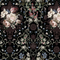 Art Of Midnight : Floral Medallion 8132-99