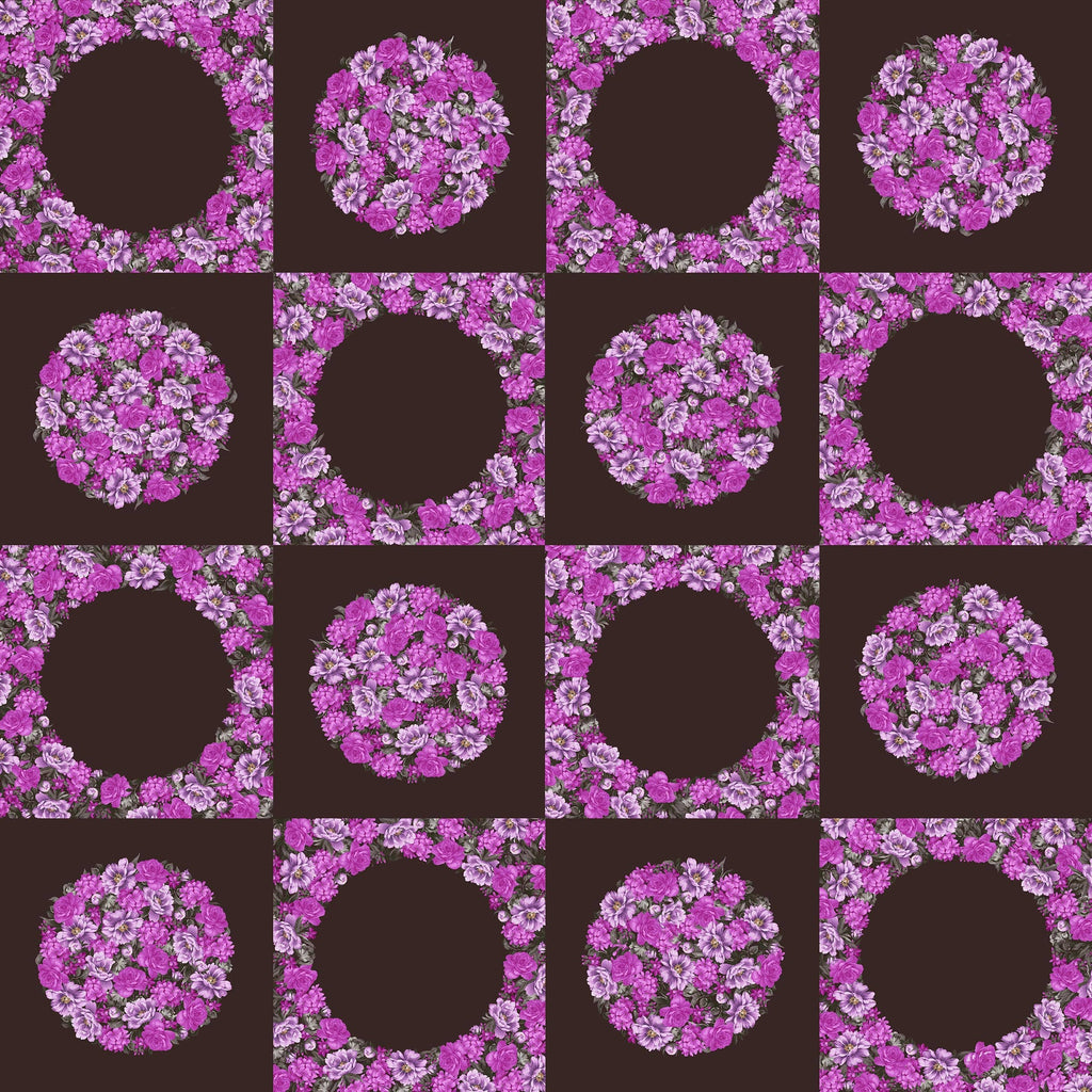 Dots and Holes : Chocolate Panel 8150P-35