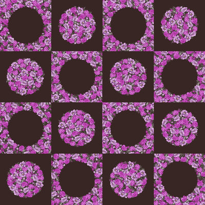 Dots and Holes : Chocolate Panel 8150P-35