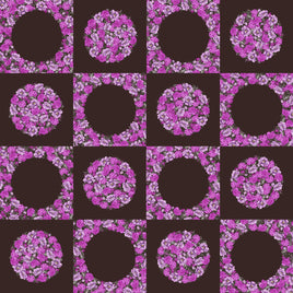 Dots and Holes : Chocolate Panel 8150P-35