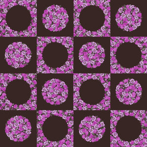 Dots and Holes : Chocolate Panel 8150P-35