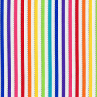 BeColorful : White Rainbow Stripe