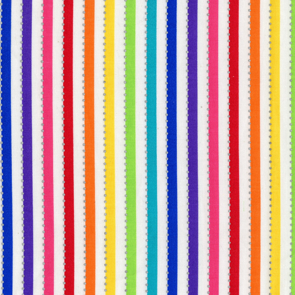 BeColorful : White Rainbow Stripe