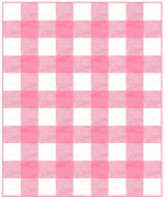 All Inclusive Quilt Kit : Baby Plaid Toscana Pink