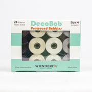 DecoBob PreWound M Bobbins : Basic Assorted Colors