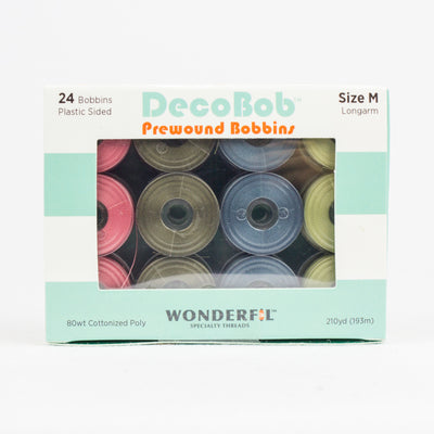 DecoBob PreWound M Bobbins : Blend Assorted Colors