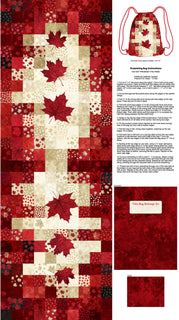 Oh Canada 14 : Canvas Backpack Bag Panel