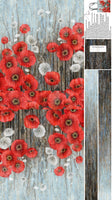 Poppy Meadow : Tote Bag Panel