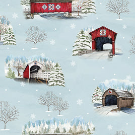 Covered Bridges In Winter : Main Iceberg