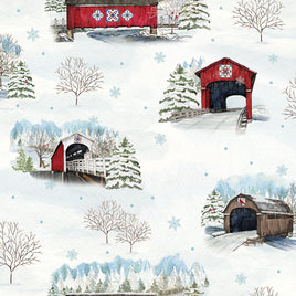 Covered Bridges In Winter : Main Snow