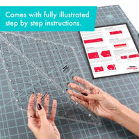 Creative Grids 60 Degree Diamond Ruler (Large)