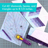 Creative Grids 60 Degree Diamond Ruler (Large)