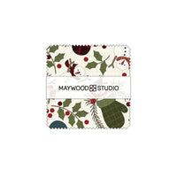 Maywood Holly Jolly Flannel : 42 5" Squares