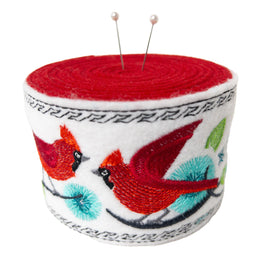 Pincushion :  Cardinal