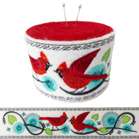 Pincushion :  Cardinal