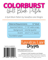 Colorburst Block Pattern