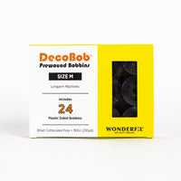 DecoBob PreWound M Bobbins : DBLM-101 Black