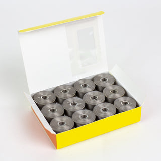 DecoBob PreWound M Bobbins : DBLM-114 Brown/Grey