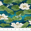 Tranquil Waters : Water Lillies Blue DP27208-48