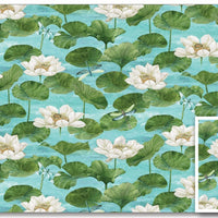 Tranquil Waters : Water Lillies Turqoise DP27208-68