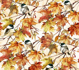 Autumn Breeze : Chickadees Cream